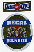  Regal Bock Beer Beer Label