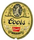  Coors Pilsener Beer Label