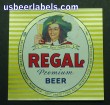  Regal Premium Beer Label