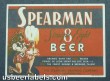  Spearman Straight Eight  Beer Label