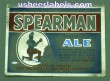  Spearman English Type Ale Beer Label