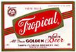  Tropical Golden Premium Beer Label