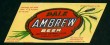  Ambrew Pale Beer Label