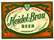  Heidel Brau Beer Label