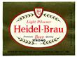  Heidel Brau Light Pilsener Beer Label