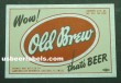  Old Brew Beer Label