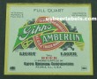  Gipps Amberlin Beer Label