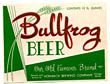  Bullfrog Beer Label