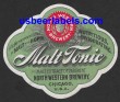  Malt Tonic Beer Label