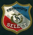  P. Schoenhoefen Select Beer Label