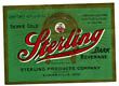  Sterling Dark Beverage Beer Label