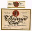  Chicago Club Beer Label