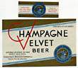  Champagne Velvet Beer Label