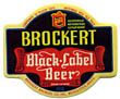  Brockert Black Label Beer Label