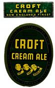  Croft Cream Ale Beer Label