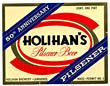  Holihan's 50th Anniversary Pilsener Beer Label