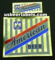  American Beer Label