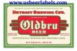 Oldbru Holiday Beer Beer Label