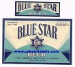  Blue Star Beer Label