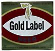  Gold Label Beer Label