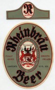  Rheinbrau Beer Label