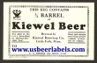  Kiewel Beer Beer Label