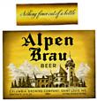  Alpen Brau Beer Label