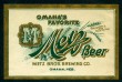  Metz Beer Label