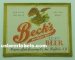 Becks Light Beer Label
