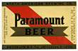  Paramount Beer Label