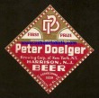  Peter Doelger Beer Label