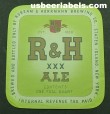  R&H Ale Beer Label