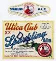 Utica Club Dry Sparkling Ale Beer Label