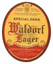  Waldorf Lager Muenchener Beer Label