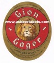  Lion Lager Beer Label