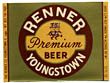  Renner Youngstown Premium Beer Label