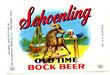  Schoenling Old Time Bock Beer Label