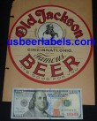  Old Jackson Beer Label