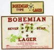  Bohemian 7 Star Lager Beer Label