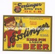  Esslinger King Pin Lager Beer Label