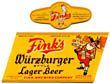  Fink's Wurzburger Style Lager Beer Label
