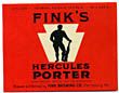  Fink's Hercules Porter Beer Label