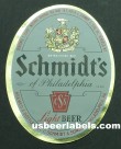  Schmidts Light Beer Label
