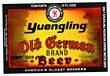  Yuengling Old German Beer Label