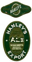  Hanleys Peerless Ale Export Beer Label