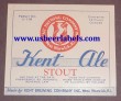  Kent Stout Ale Beer Label