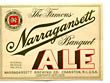 Narragansett Banquet Ale Beer Label