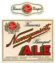  Narragansett Banquet Ale Beer Label
