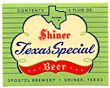  Shiner Texas Special Beer Label