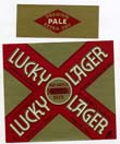  Lucky Lager Beer Label